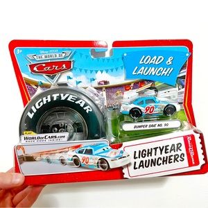 Disney Pixar The World of CARS Lightyear Launchers Bumper Save No. 90